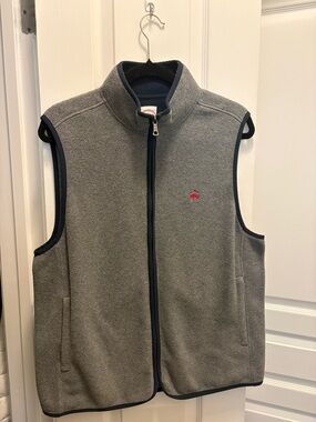 Brooks Brothers Dark Navy Fleece Jacket with Red Label